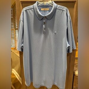 Tommy Bahama XXL Light Blue Polo Shirt